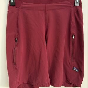 Patagonia Women's Athletic Shorts - Burgundy
